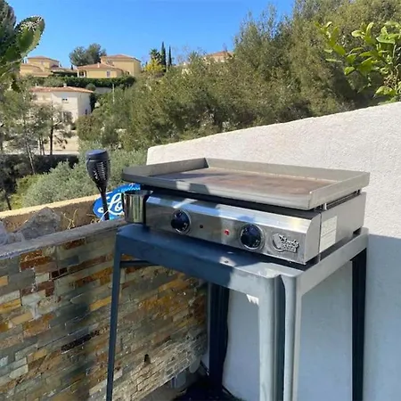 VUEMER Bandol - Appartement avec GRANDE TERRASSE de 45m2 VUE MER - PISCINE - PARKING Extérieur photo
